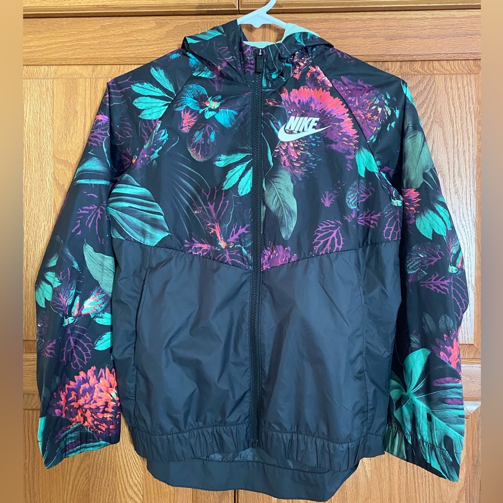 Nike Floral Windbreaker Jacket